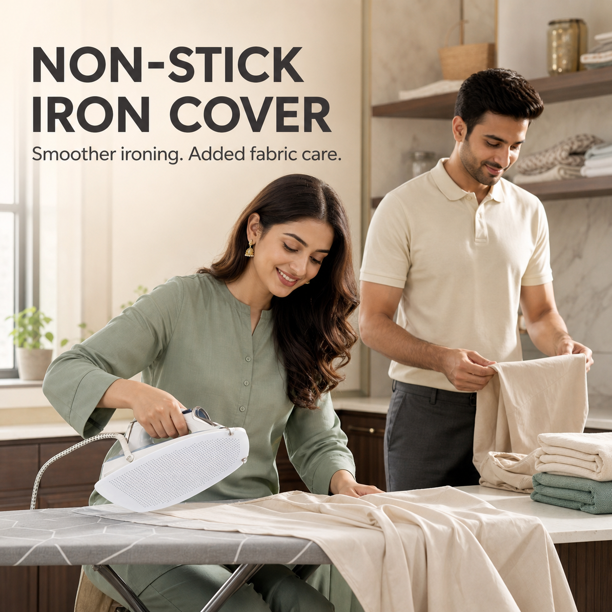 Teflon Iron Cover Protector | Non-Stick Soleplate Shield for Steam & Dry Irons