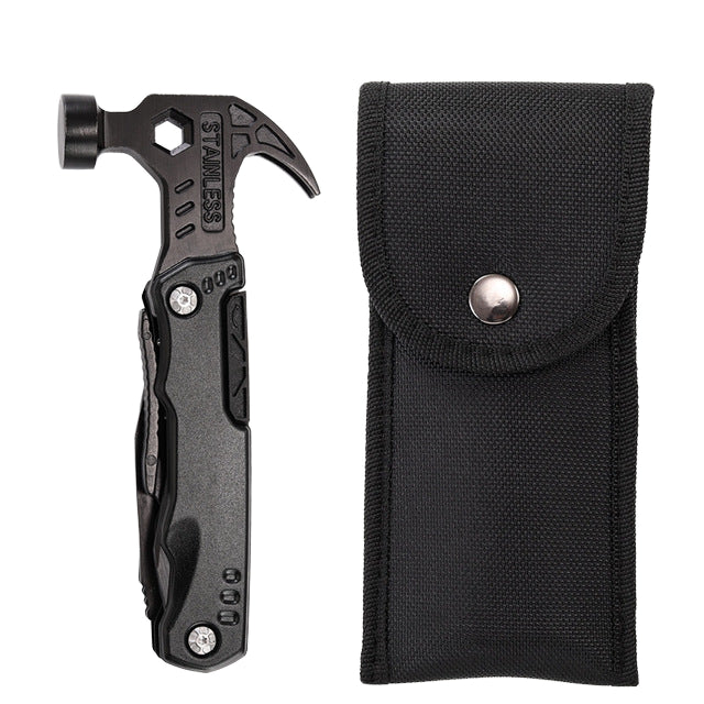 Heavy-Duty Hammer Multi-Tool β Pliers, Hammer & Blade with Belt Pouch - Image 3
