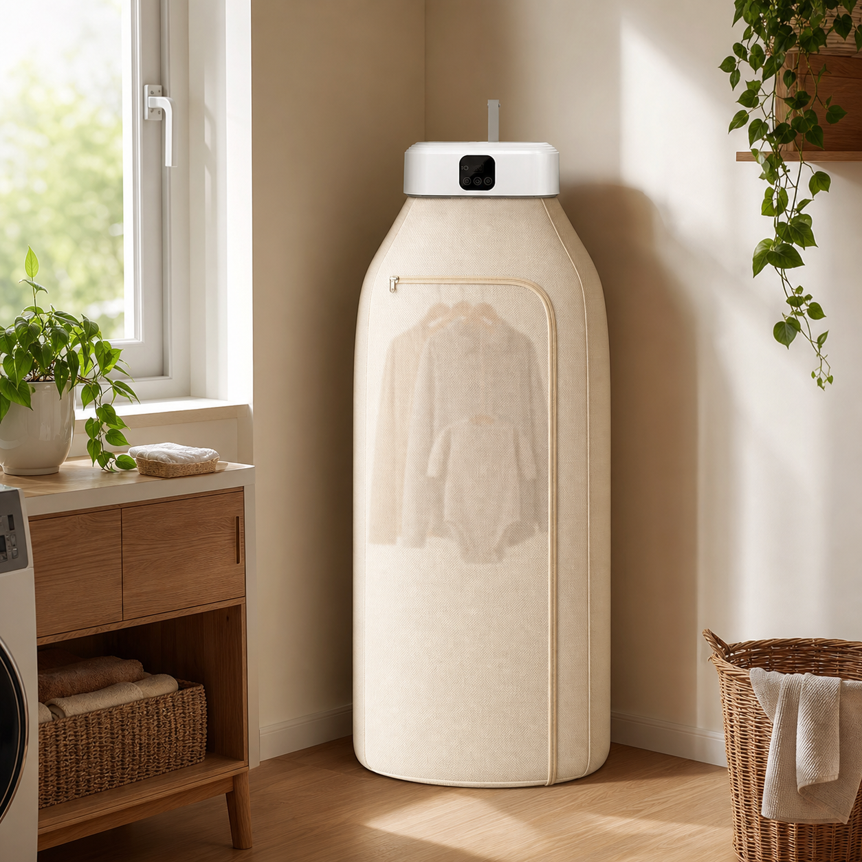 Portable Foldable Electric Clothes Dryer | Warm Air Garment Drying Machine