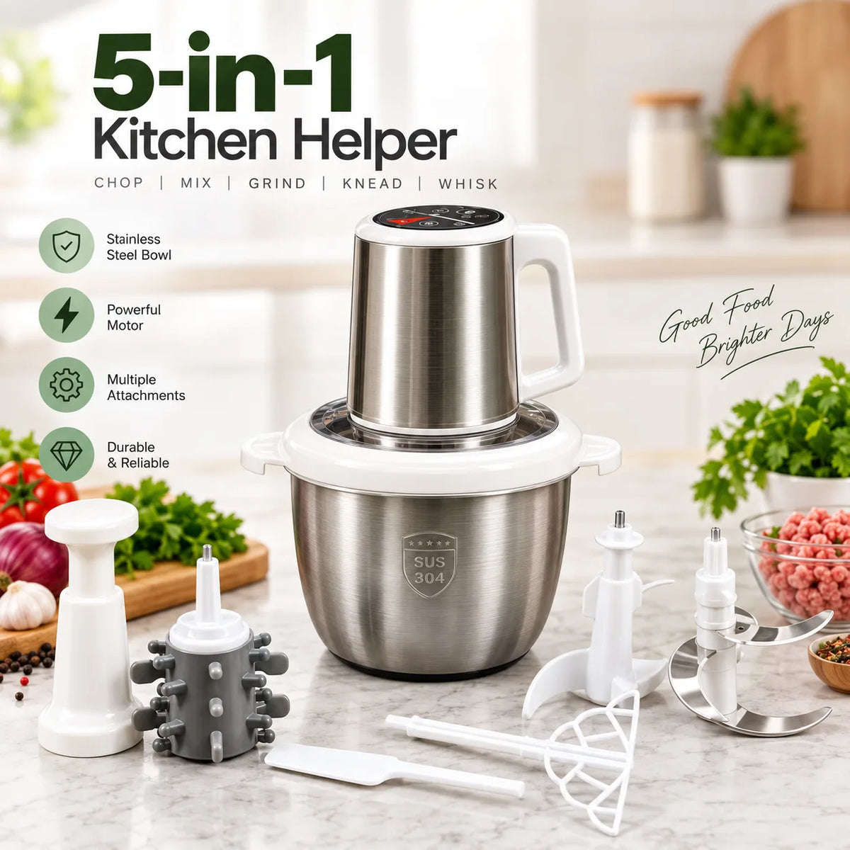 Braun 5-in-1 food chopper 3L - image 1