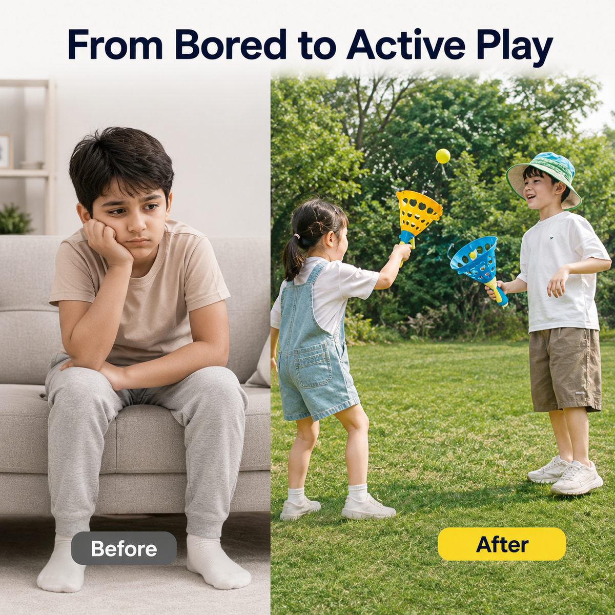 Pop And Catch Outdoor Game