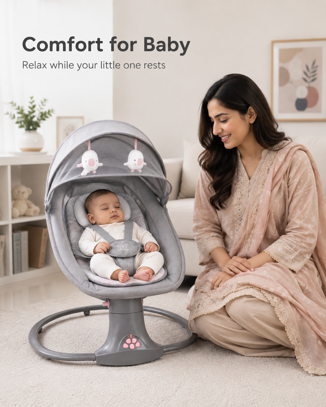 Electric Baby Swing Toddler