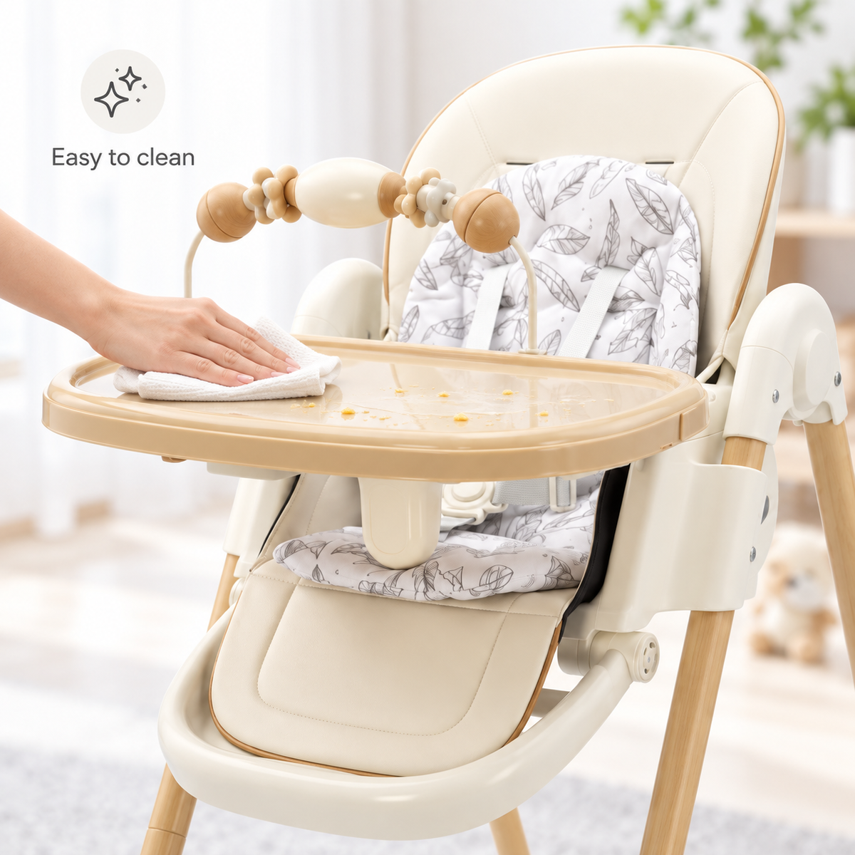 Baby Feeding High Chair – Foldable Feeding Seat for Infants & Toddlers