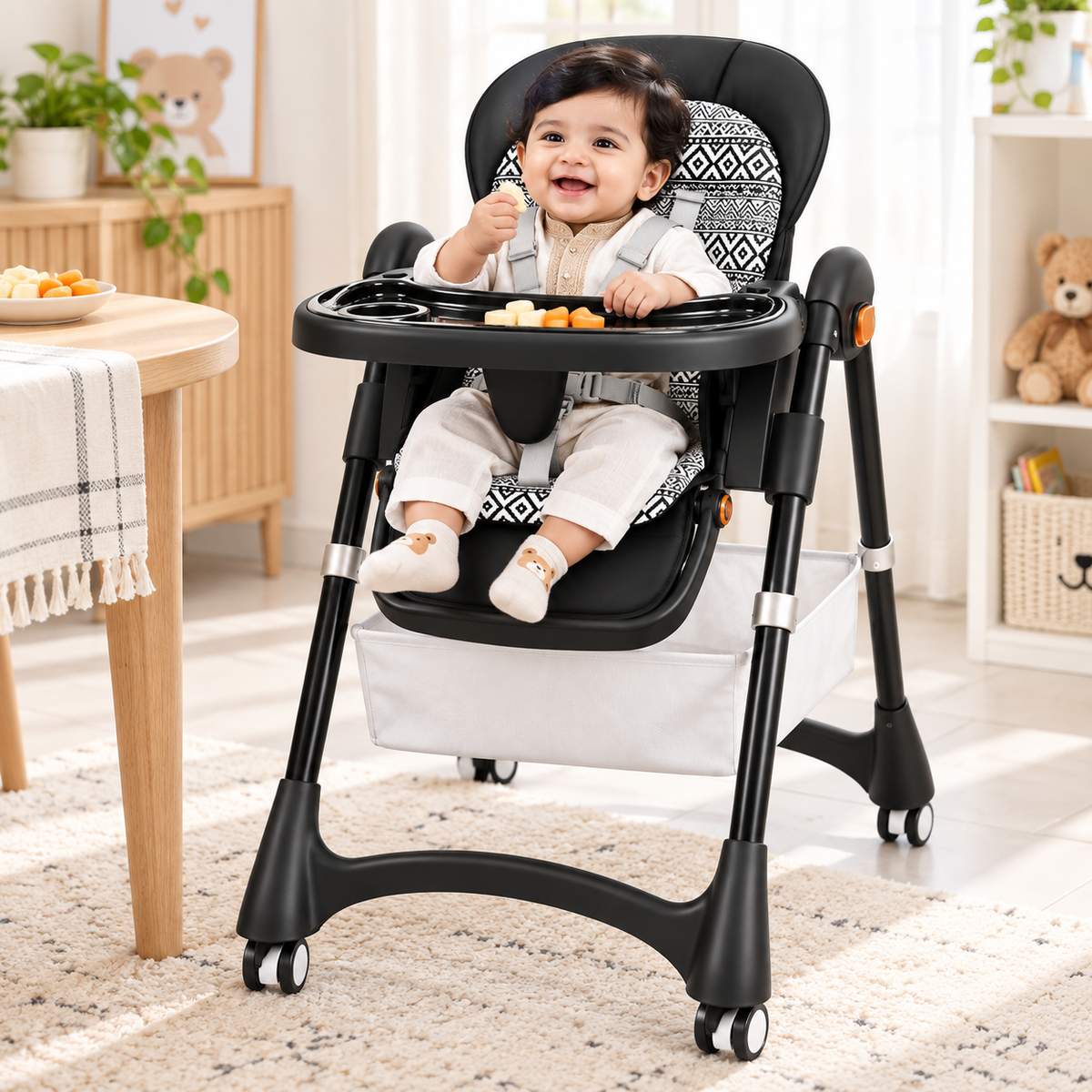 Multifunctional Baby Feeding Highchair - Image 6