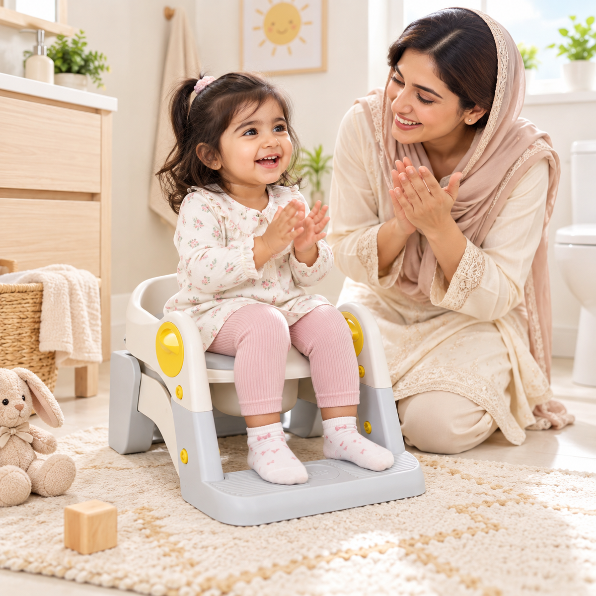 Baby Potty Seat, 3-in-1 Toilet Potty Training Seat - Image 7