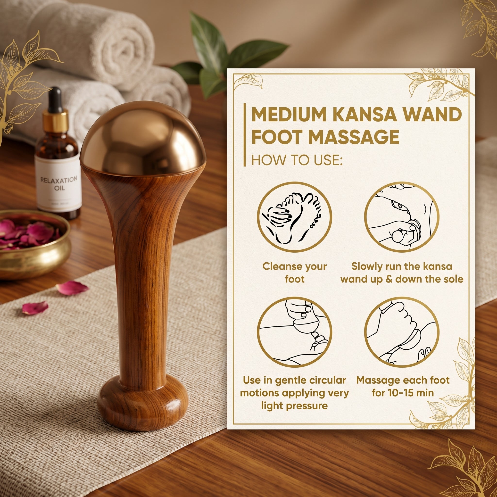 kansa wand foot massager