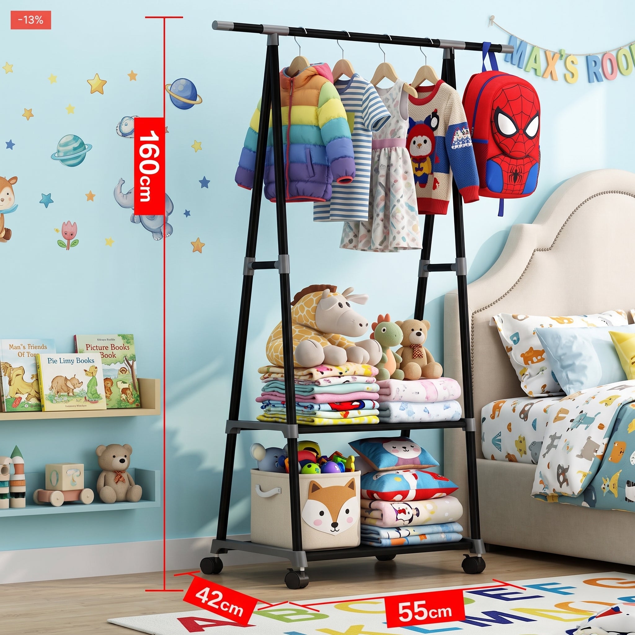 Triangle Stand Cloth Rack