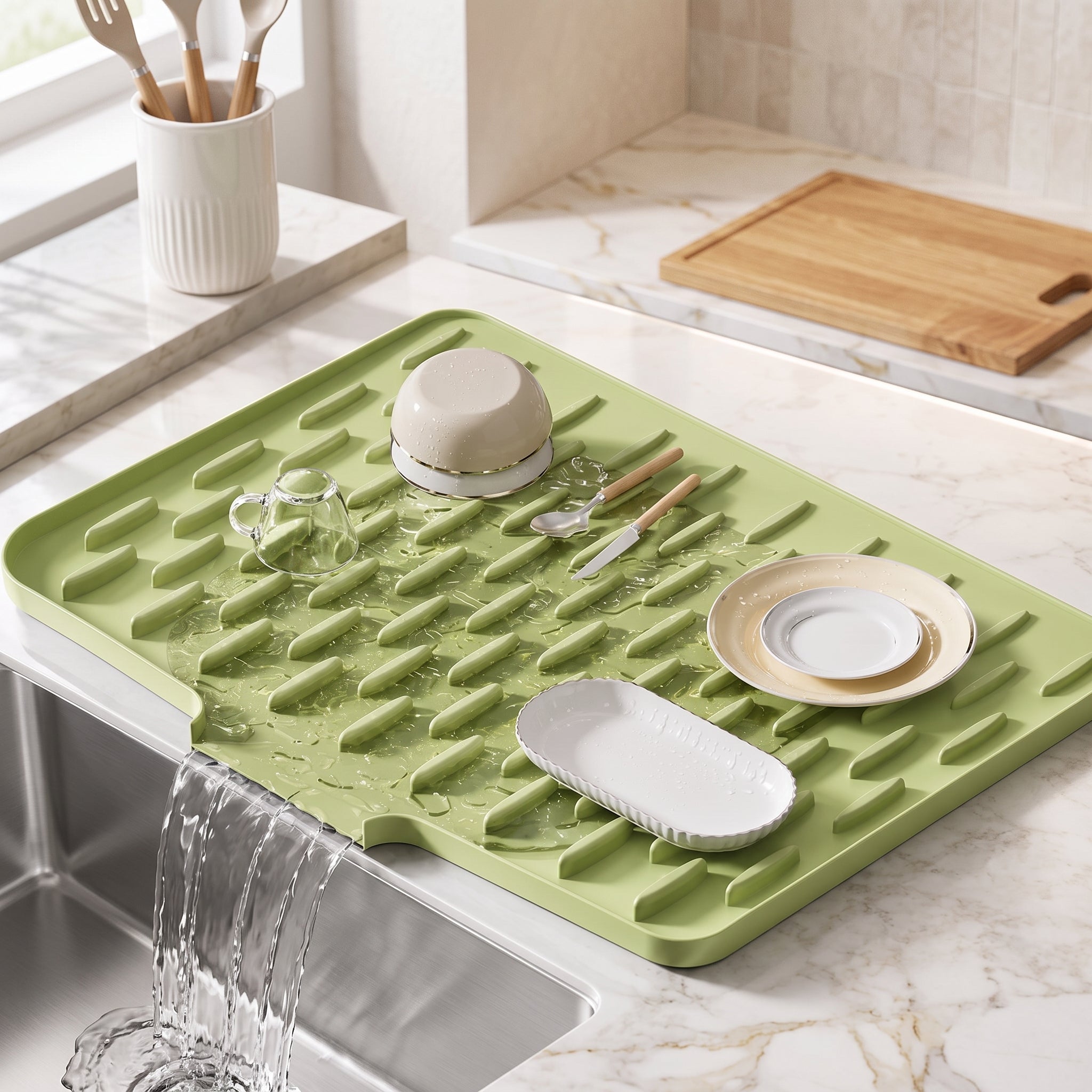Silicon Anti Slip Kitchen Drain Matt
