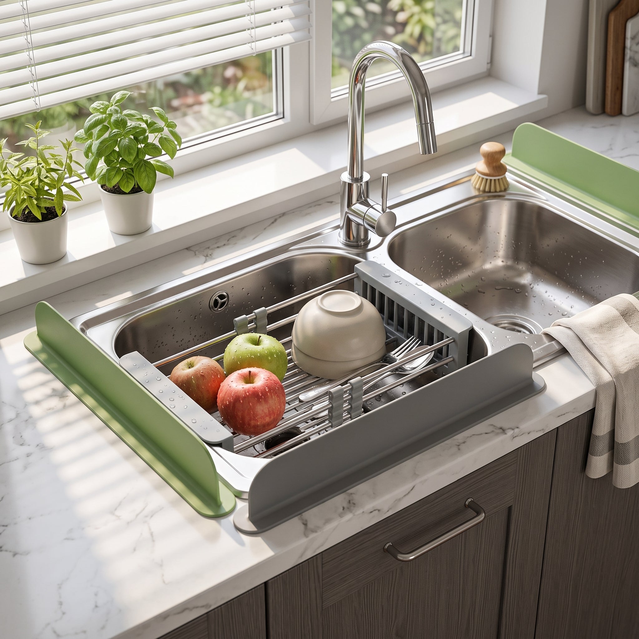 Silicone Kitchen Sink Water Splash Guard