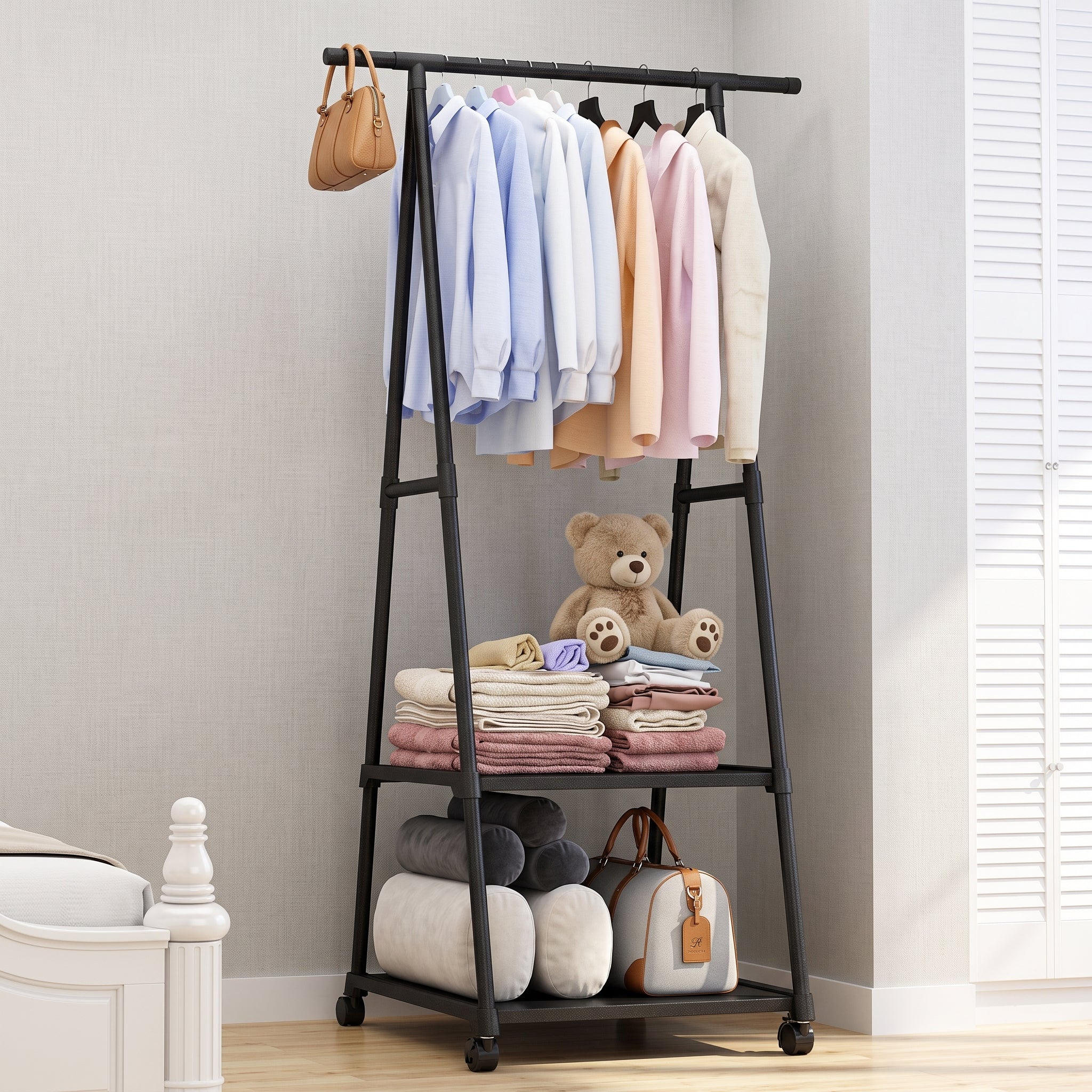 Triangle Stand Cloth Rack