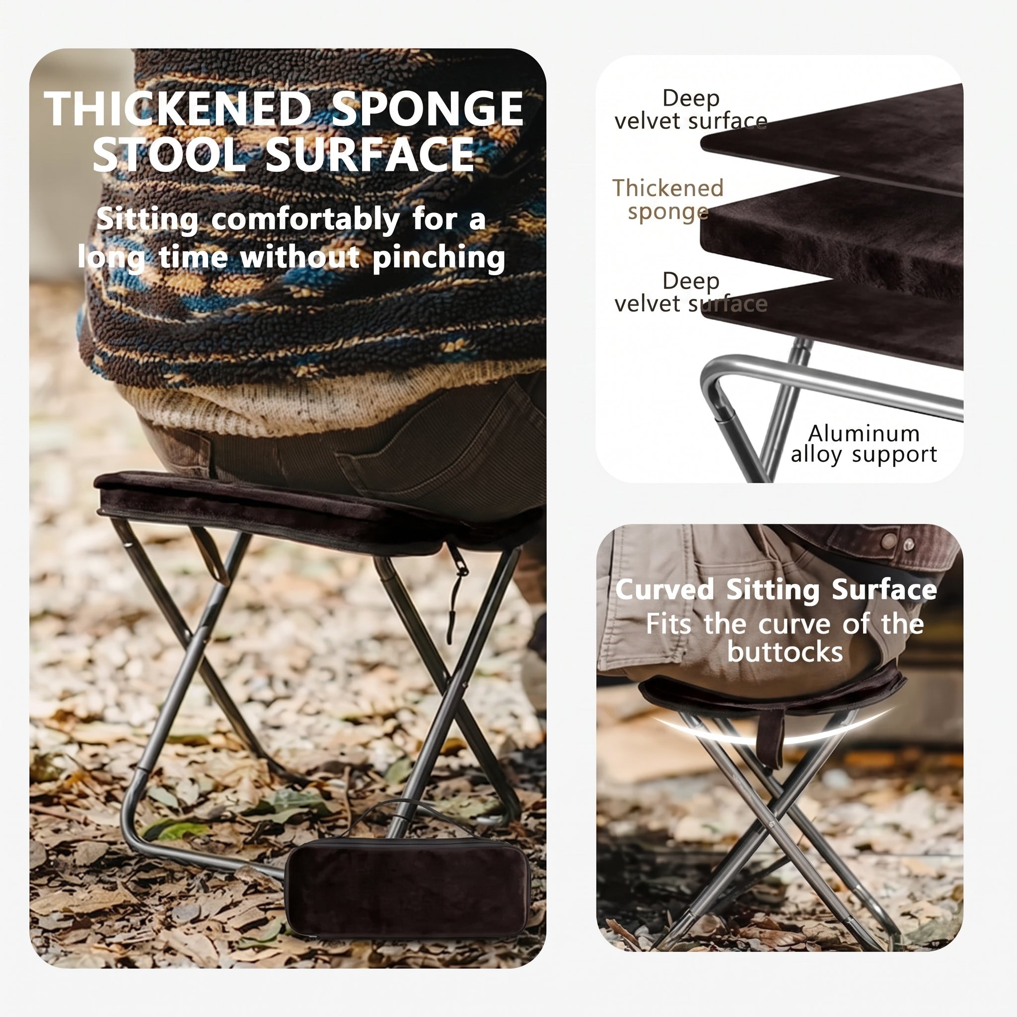 Mini Folding Multipurpose Storage Bag Beach Outdoor Sketch Custom Camping Mazar Stool Chair