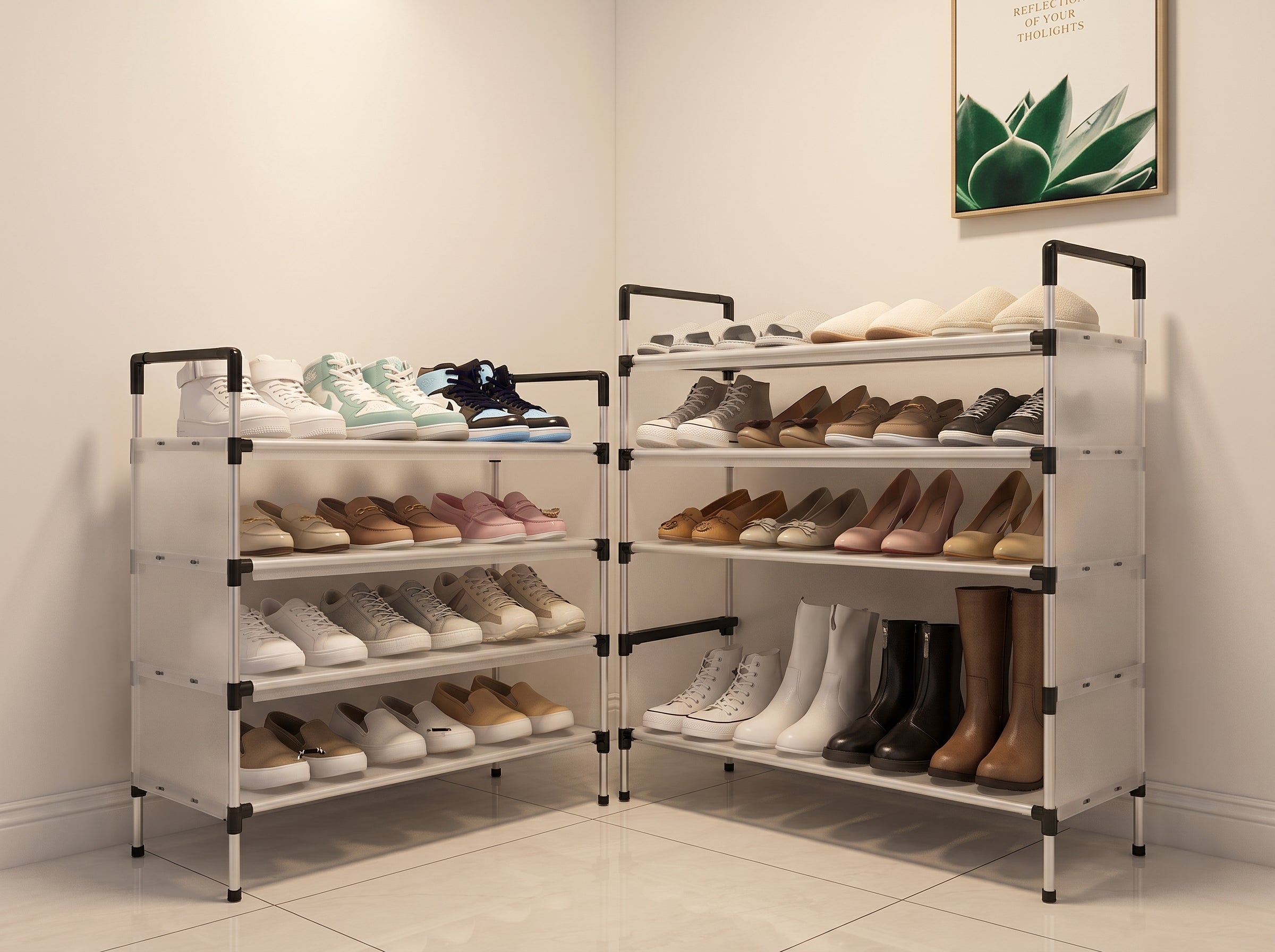 Dustproof Shoes Organizer Rack