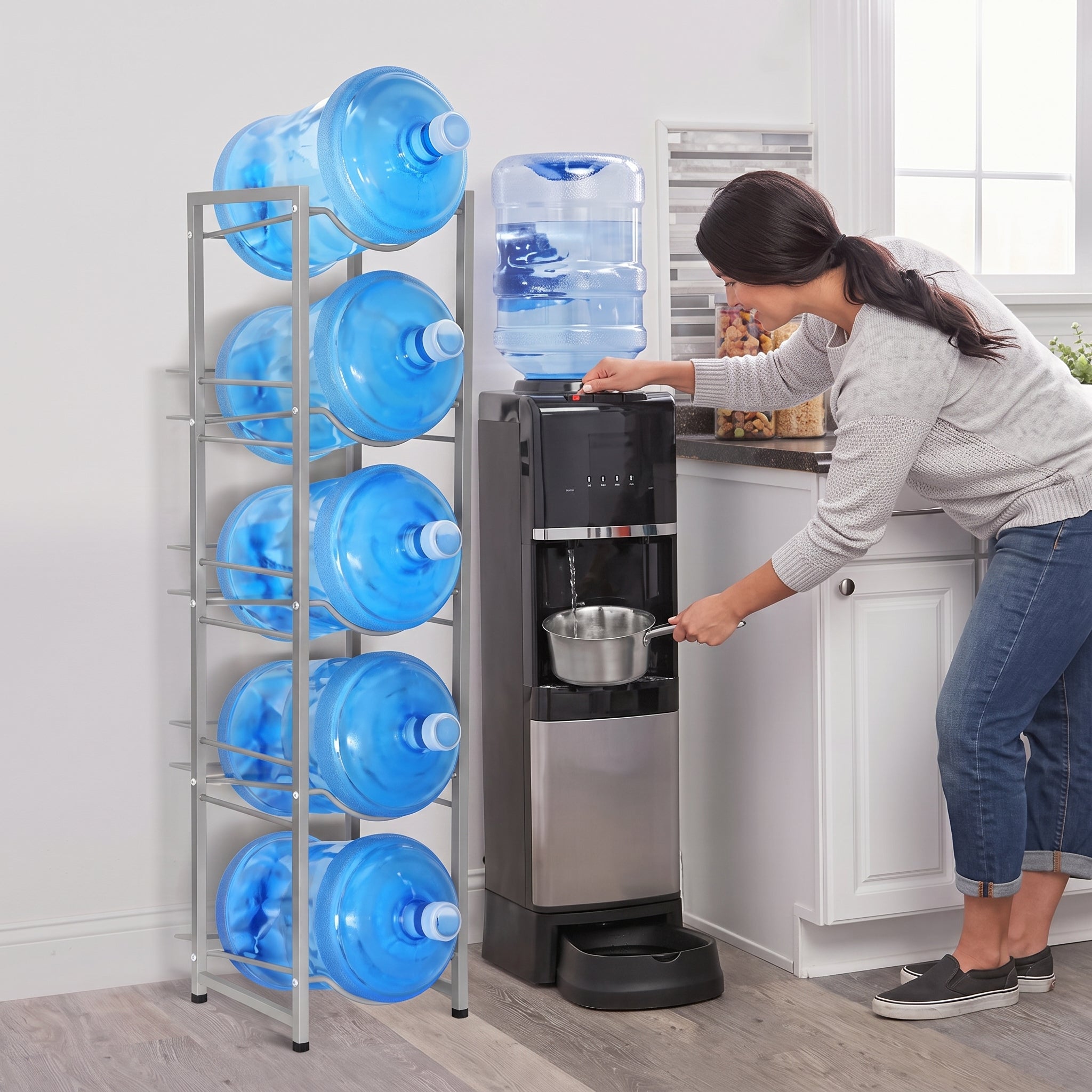 Gallon Water Jug Rack