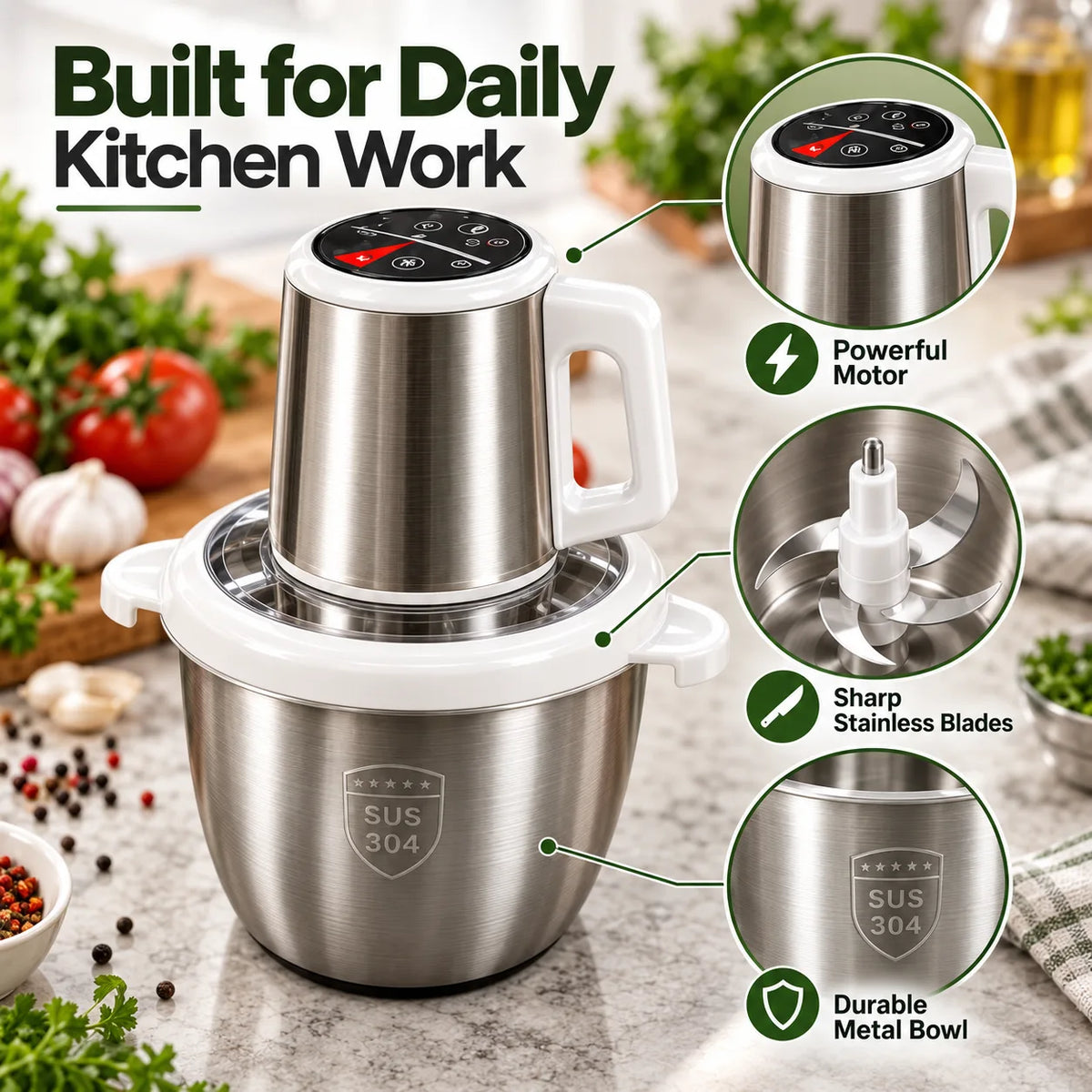 Braun 5-in-1 food chopper 3L - image 4
