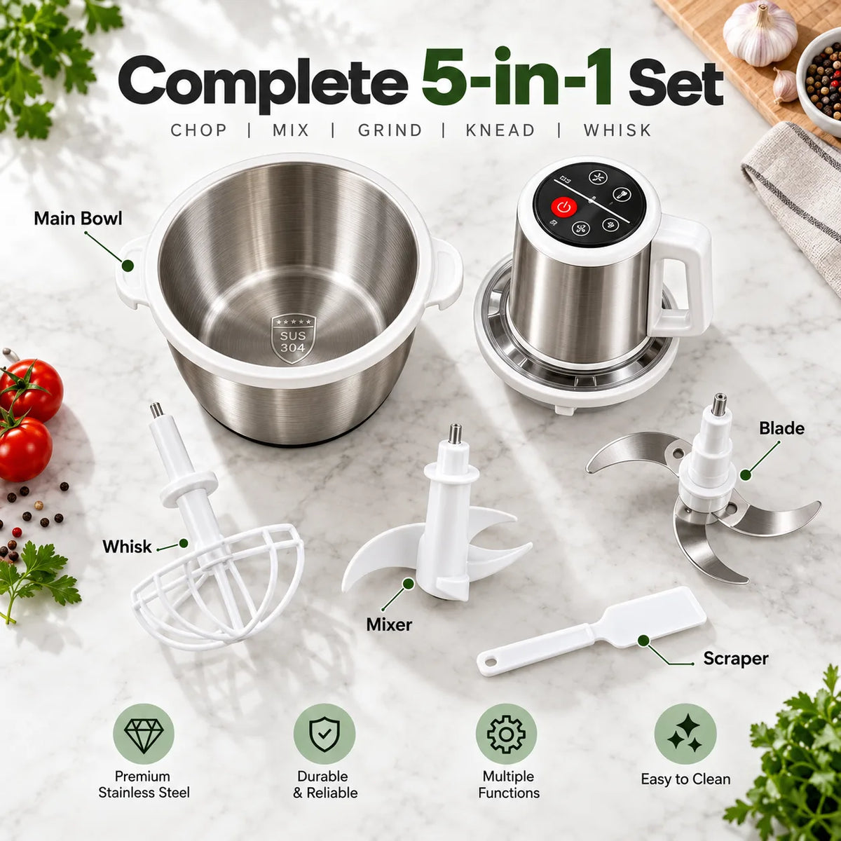 Braun 5-in-1 food chopper 3L - image 6