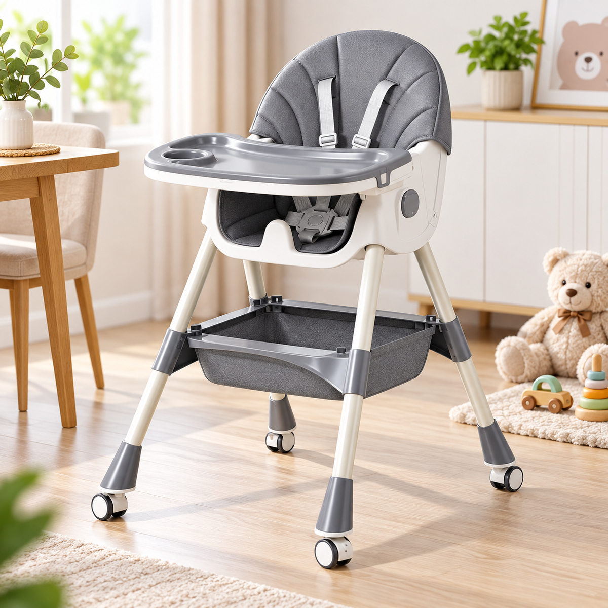 Kidilo Baby High Chair – Foldable Feeding Chair - Image 2