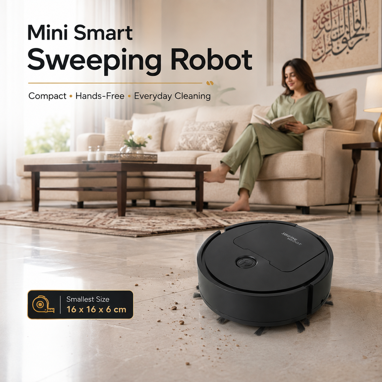 Electric Sweeper Robot | Smart Robot Vacuum Cleaner Dust Floor Cleaner Machine