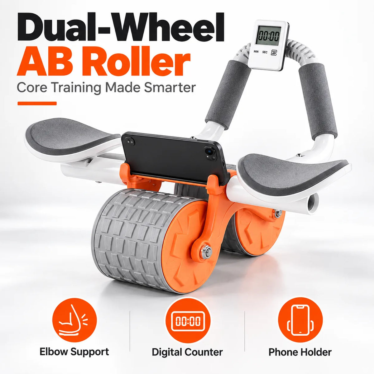 Ultimate Ab Roller Wheel for Core Strength – Dual Wheel Abdominal Exer - Image 2