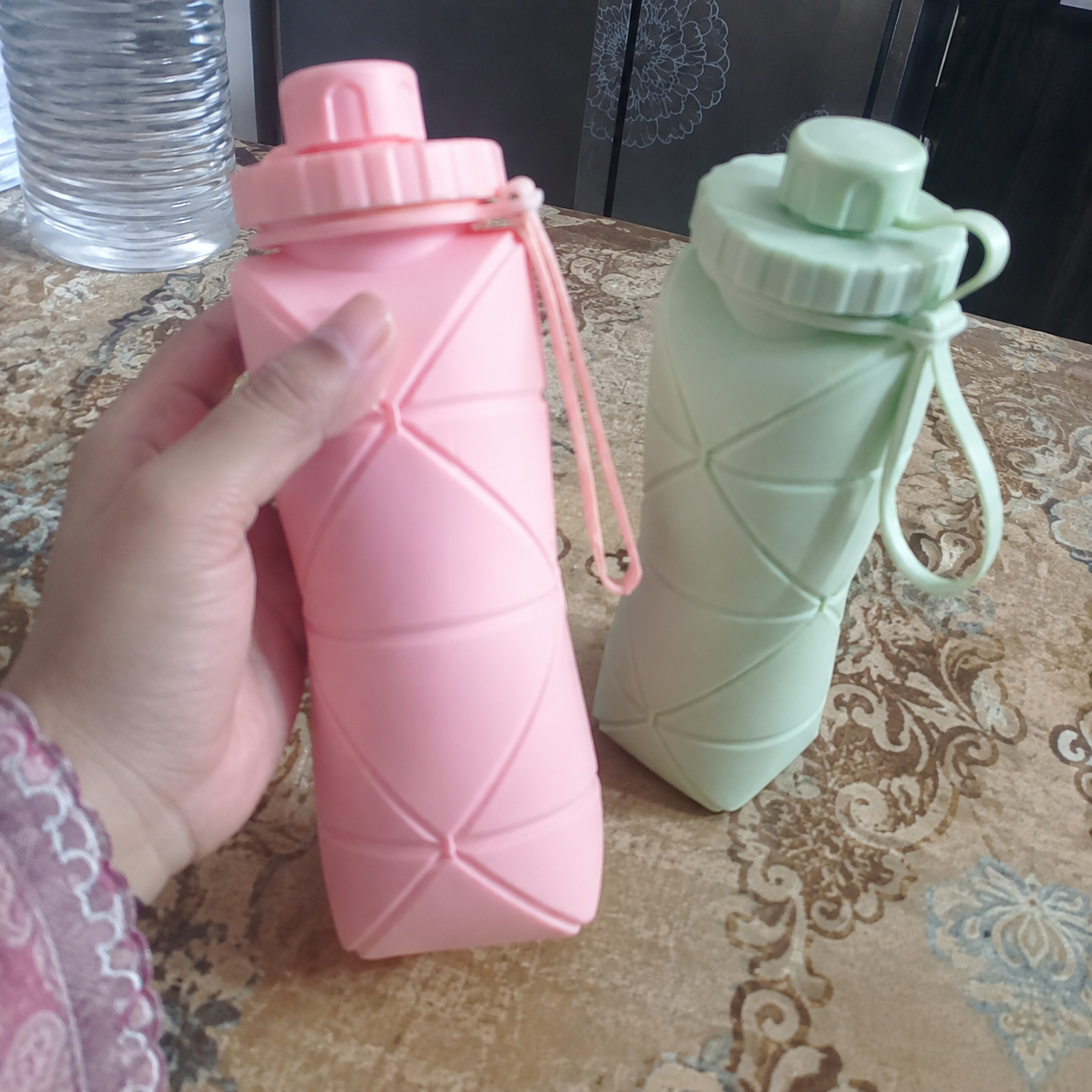 Silicone Foldable Water Bottles For Travel