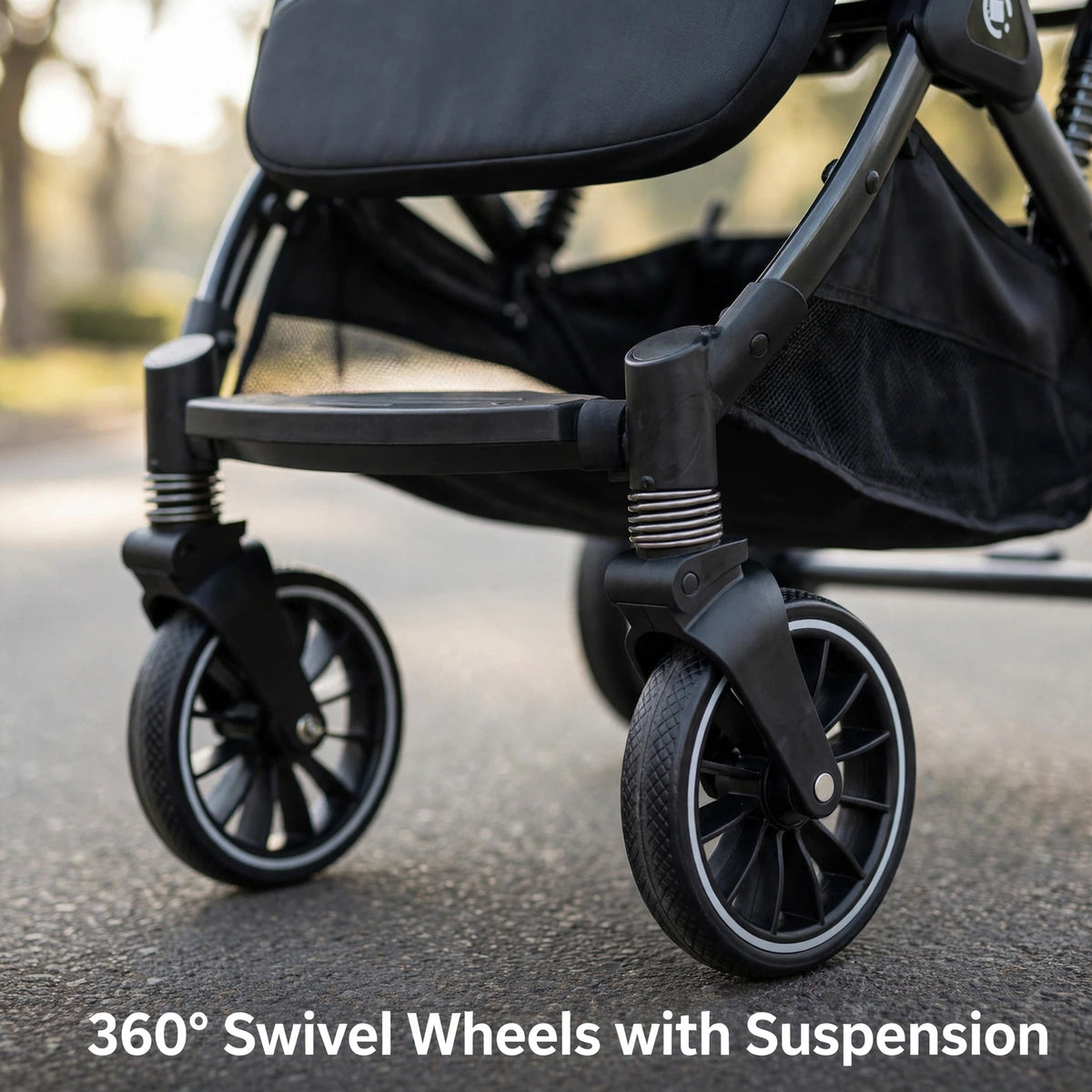 Halfri Premium Baby Stroller – One-Hand Fold, Reversible Handle & Lie- - Image 6