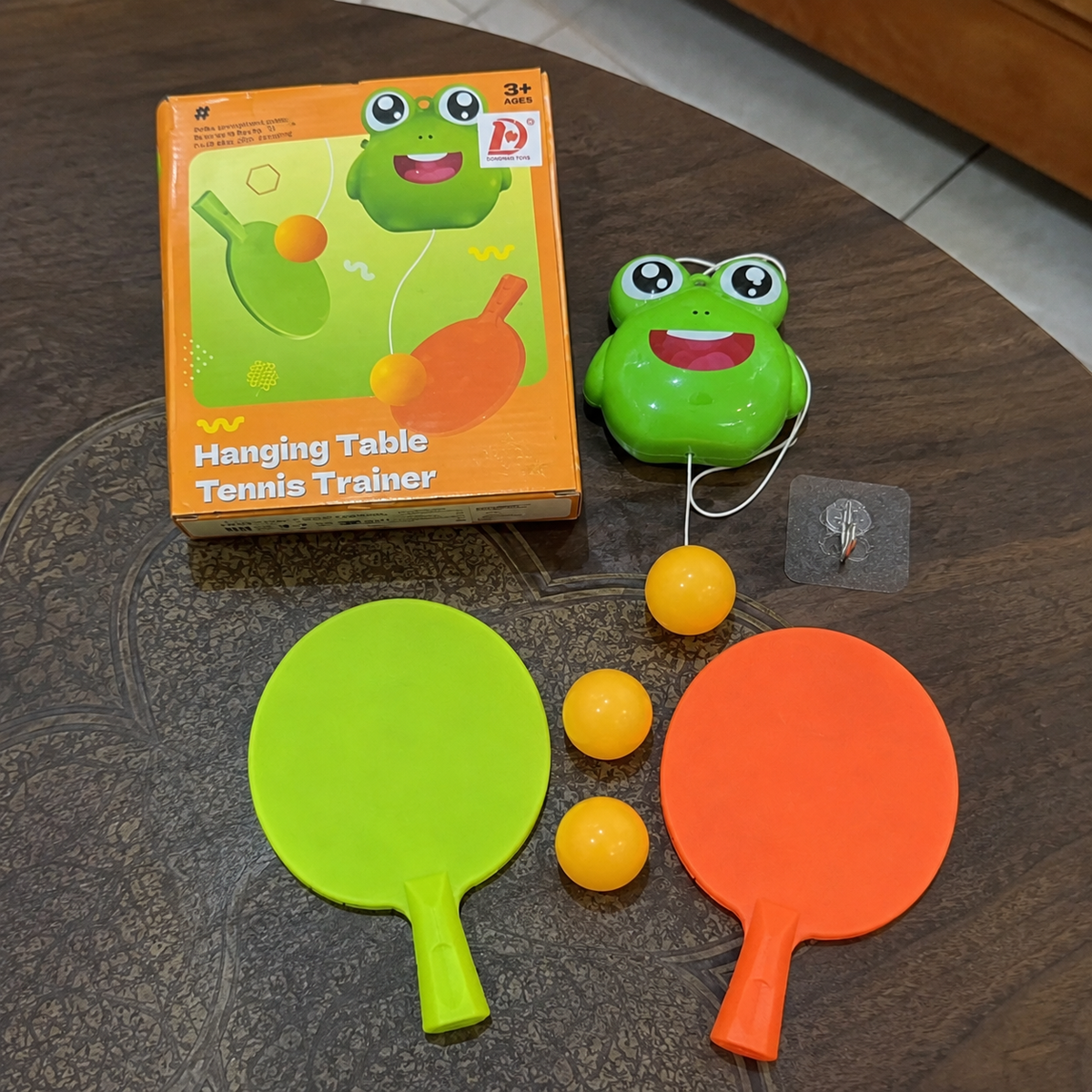 Kids Hanging Ball Table Tennis Set – Indoor Ping Pong Practice Game