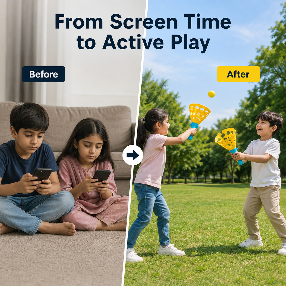 Pop And Catch Outdoor Game