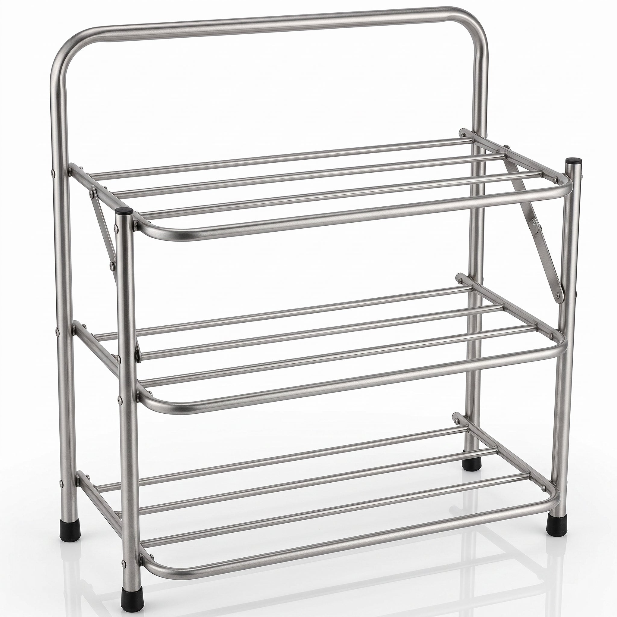 Imperial Multi-Tier Foldable Metal Shoe Rack