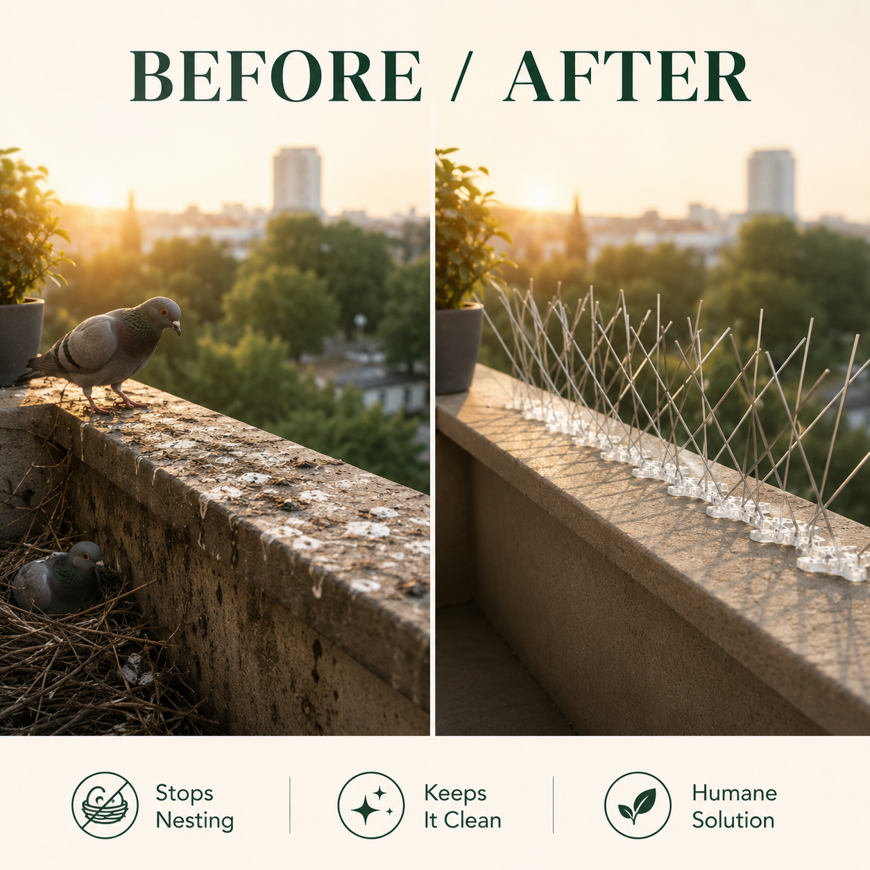 Anti Bird Spikes | Birds Repeller