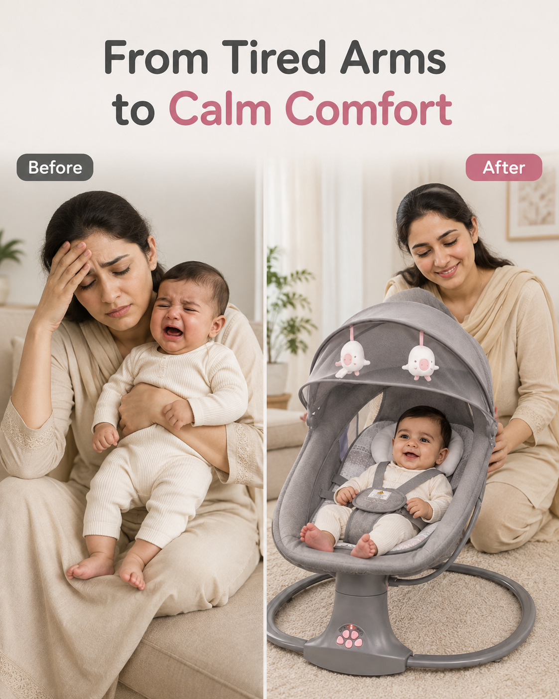 Electric Baby Swing Toddler