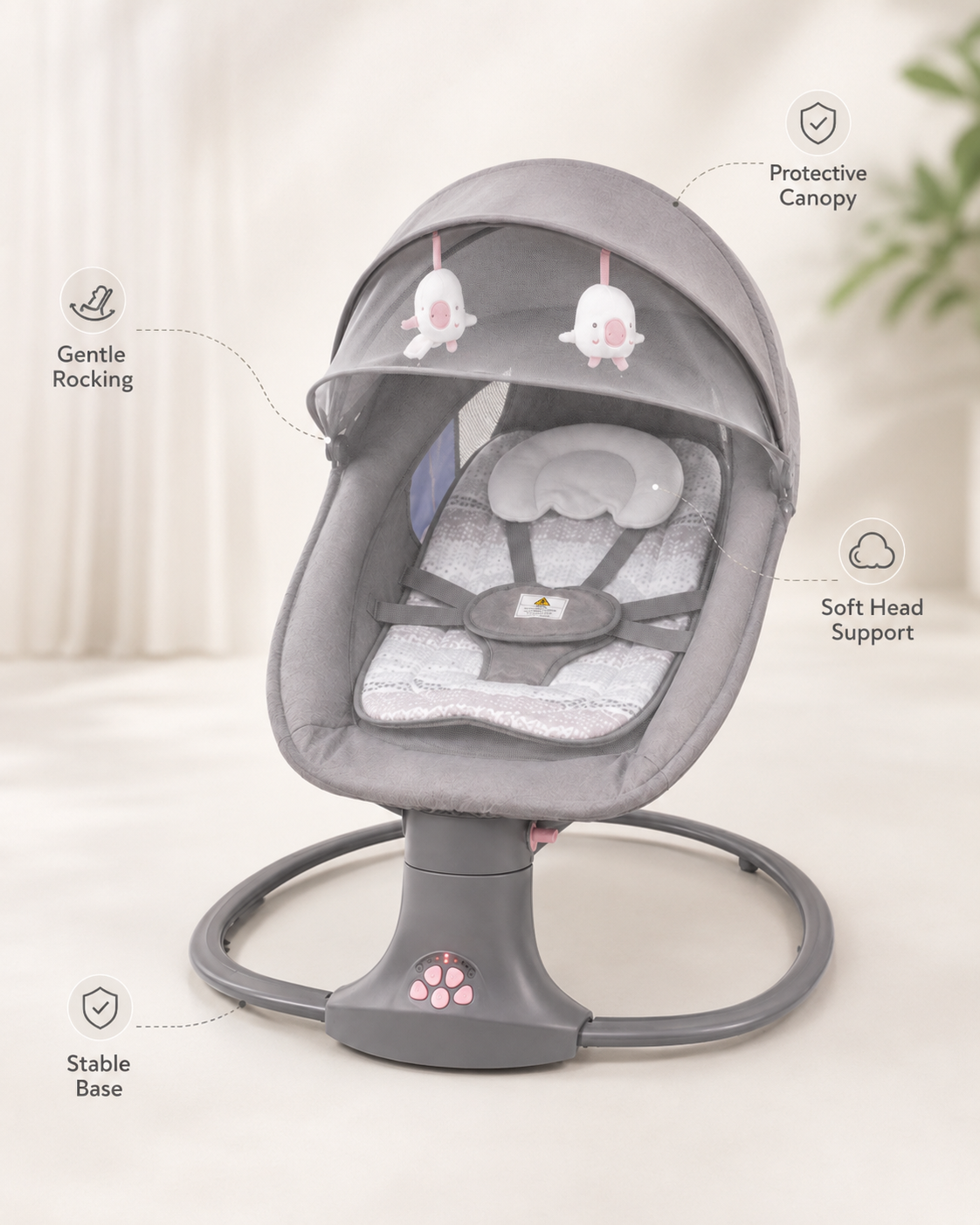 Electric Baby Swing Toddler