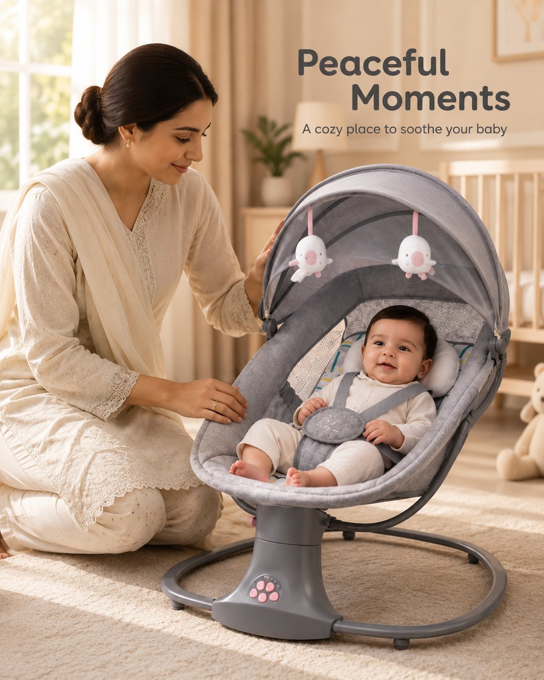Electric Baby Swing Toddler