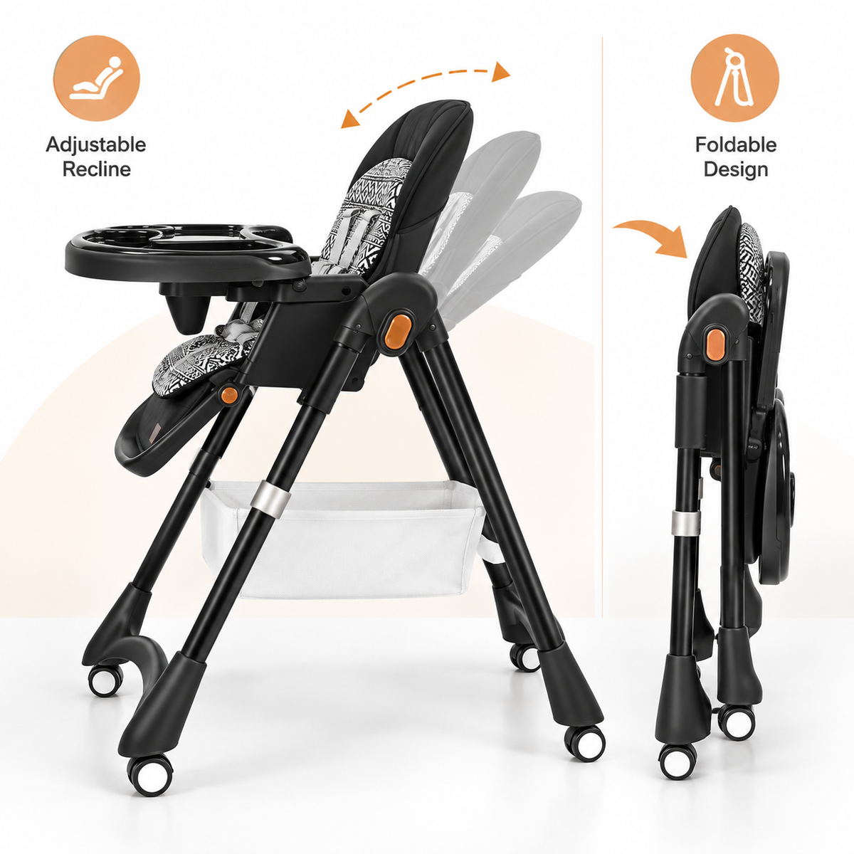 Multifunctional Baby Feeding Highchair - Image 4