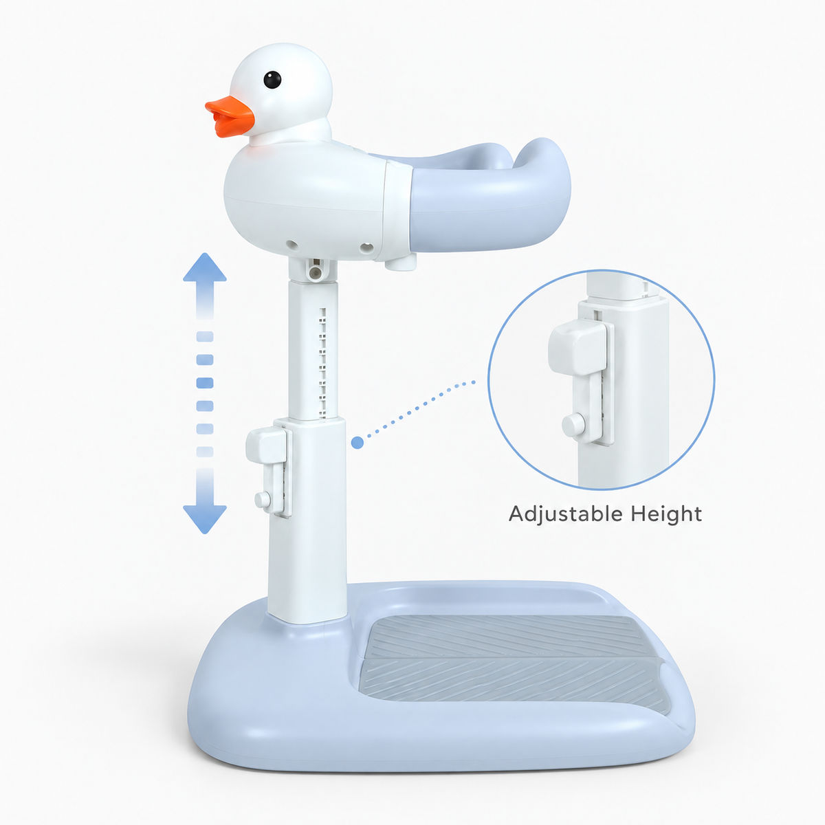 Adjustable Height Baby Shower Stand with Anti-Slip Base,Bath Shower St - Image 5