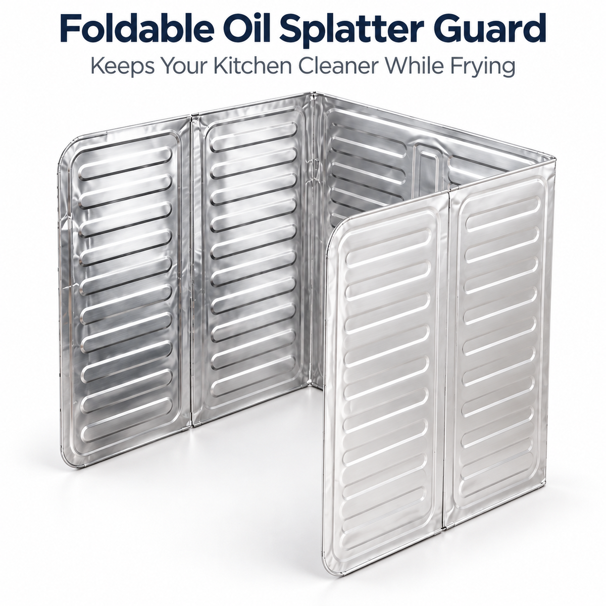 Foldable Oil Splatter Guard – Blocks Oil Splashes While Frying