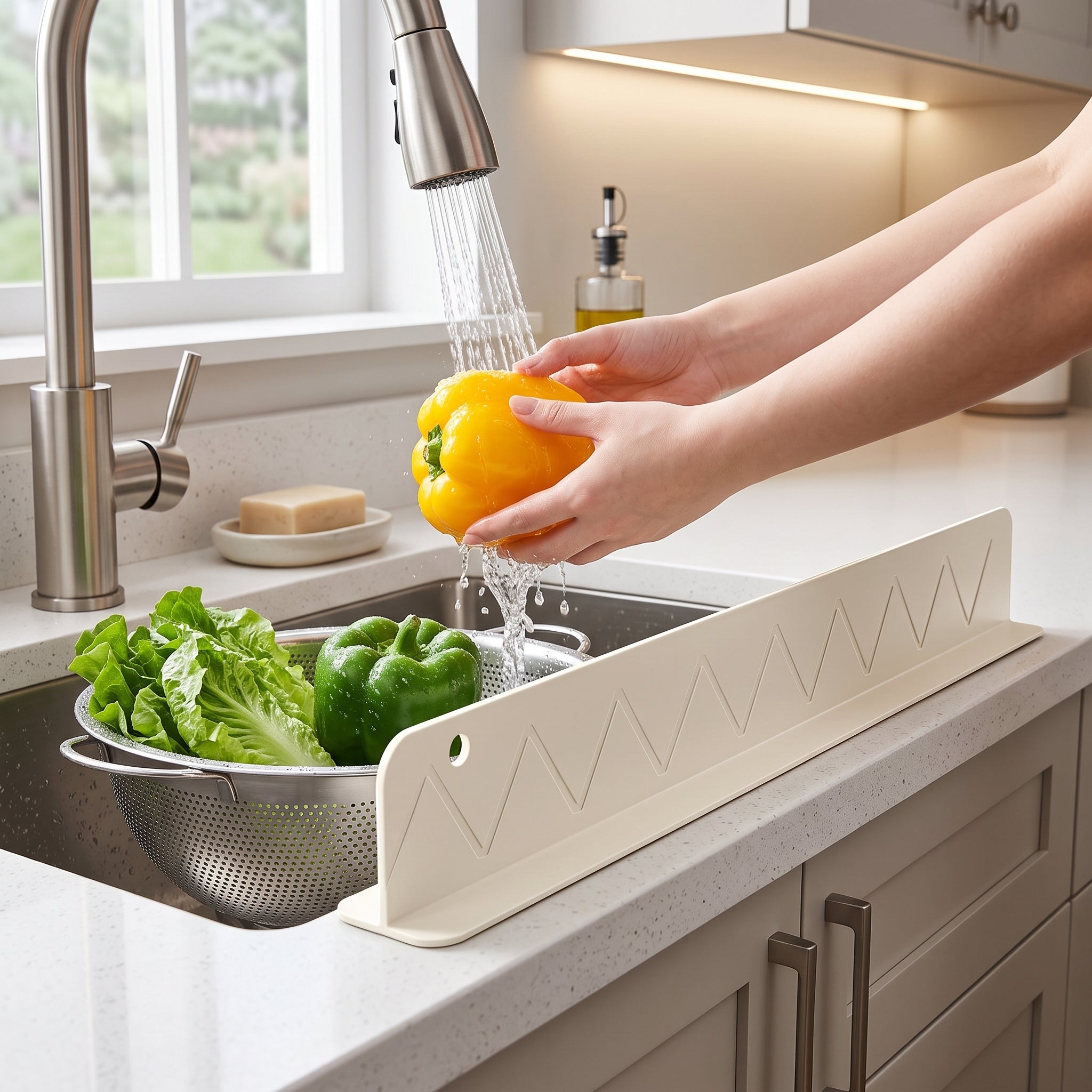 Silicone Kitchen Sink Water Splash Guard