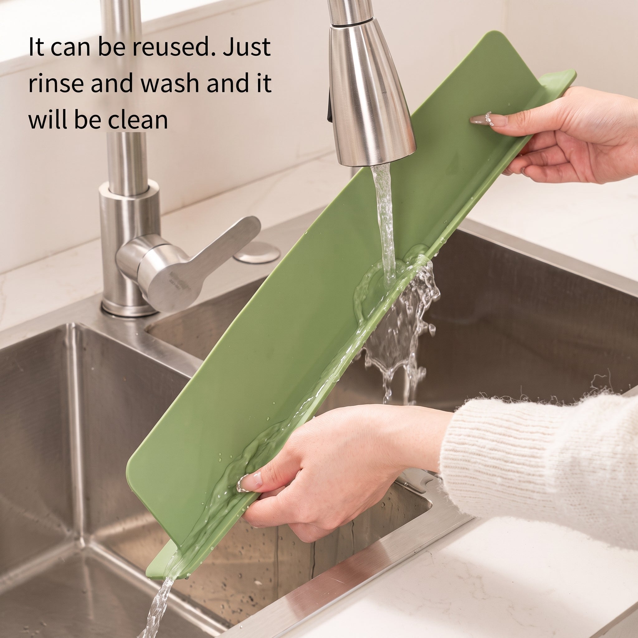 Silicone Kitchen Sink Water Splash Guard
