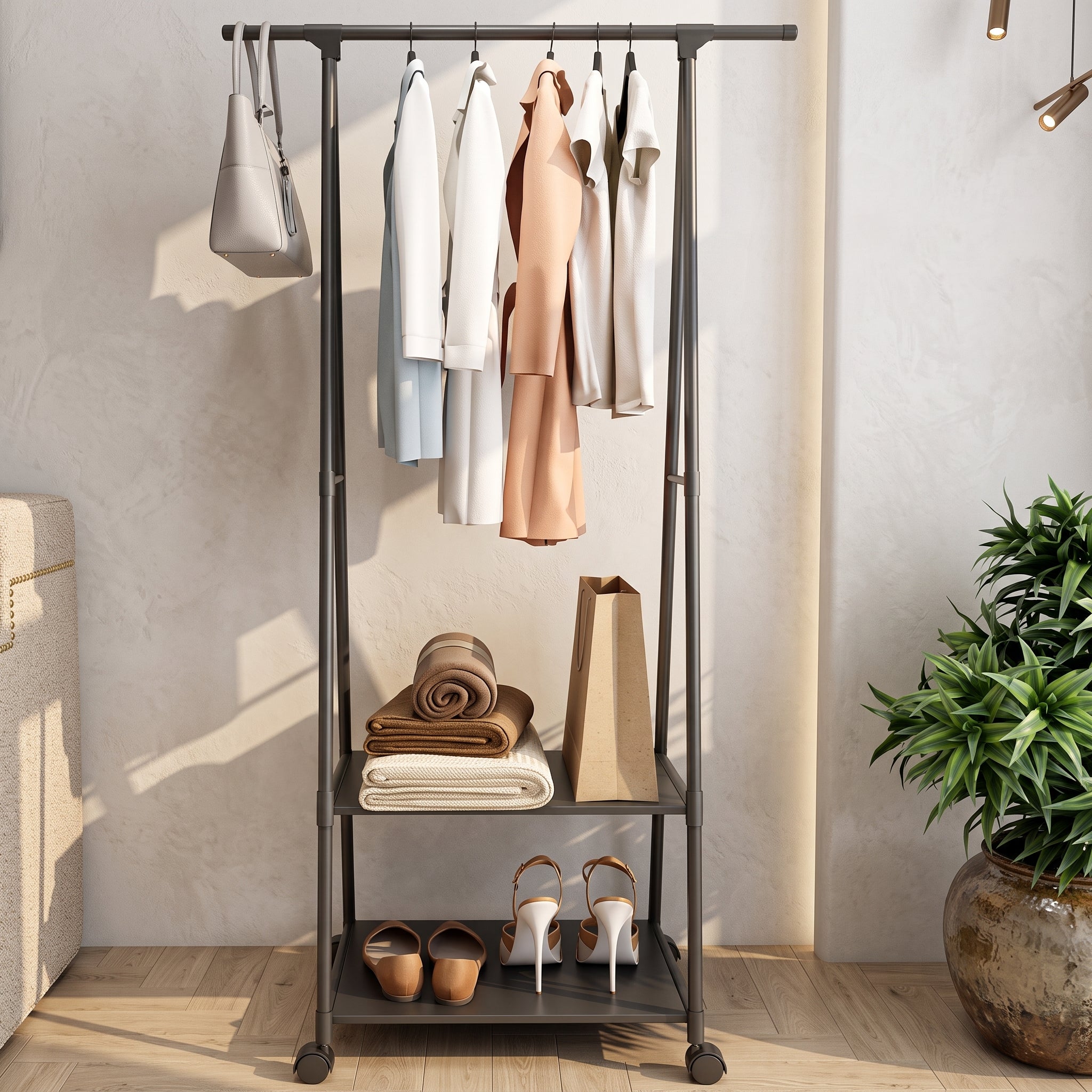 Triangle Stand Cloth Rack