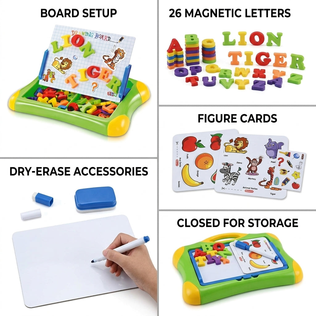Magnetic Learning Case 2 In 1 Set