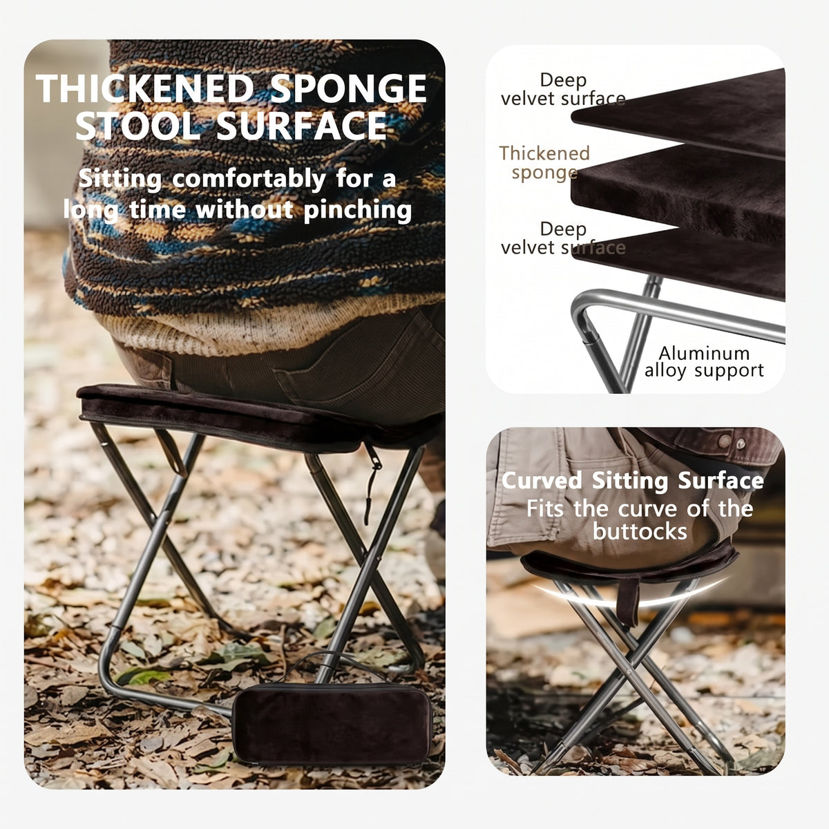 Mini Folding Multipurpose Storage Bag Beach Outdoor Sketch Custom Camping Mazar Stool Chair