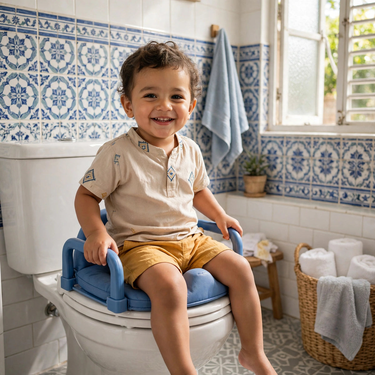 Halfri Baby Potty Training Seat – Soft Cushioned Toilet Seat with Safe - Image 7