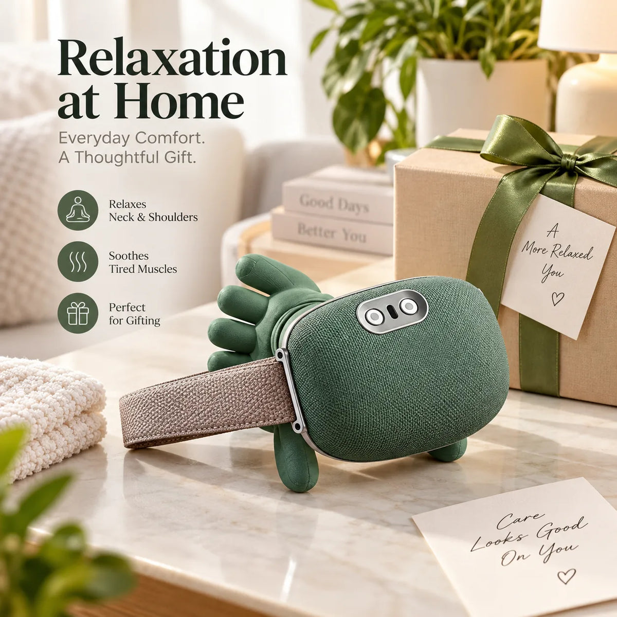 Hands-Free Deep Tissue Neck Massager – Hand-Like Kneading Nodes for Ne - Image 8
