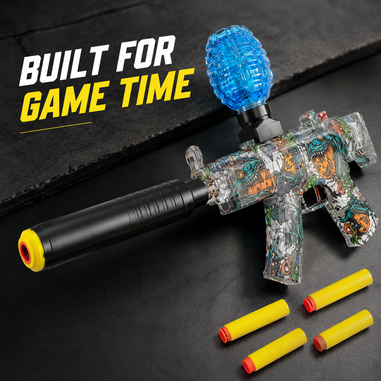 MP5 Foam Dart Blaster Toy – Rechargeable Action Play Set